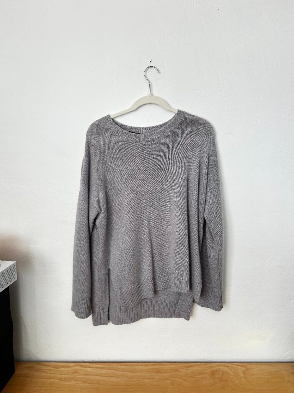 Jenni Kayne Women's Grey Cashmere Sweater